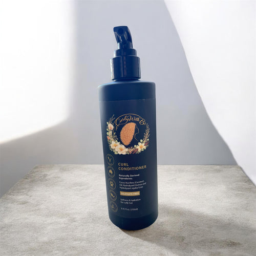Natural curl conditioner for wavy curly and coily hair made in Australia by Curly with B