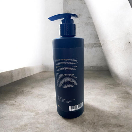Natural curl shampoo for wavy curly and coily hair made in Australia by Curly with B