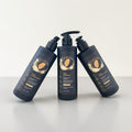Natural curl shampoo and conditioner for wavy curly and coily hair made in Australia by Curly with B
