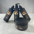 Natural curl shampoo, conditioner and curl cream for wavy curly and coily hair made in Australia by Curly with B